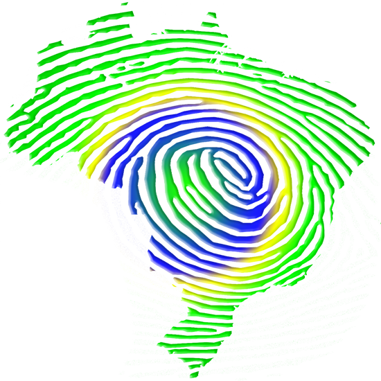 fingerprint with braziol colors